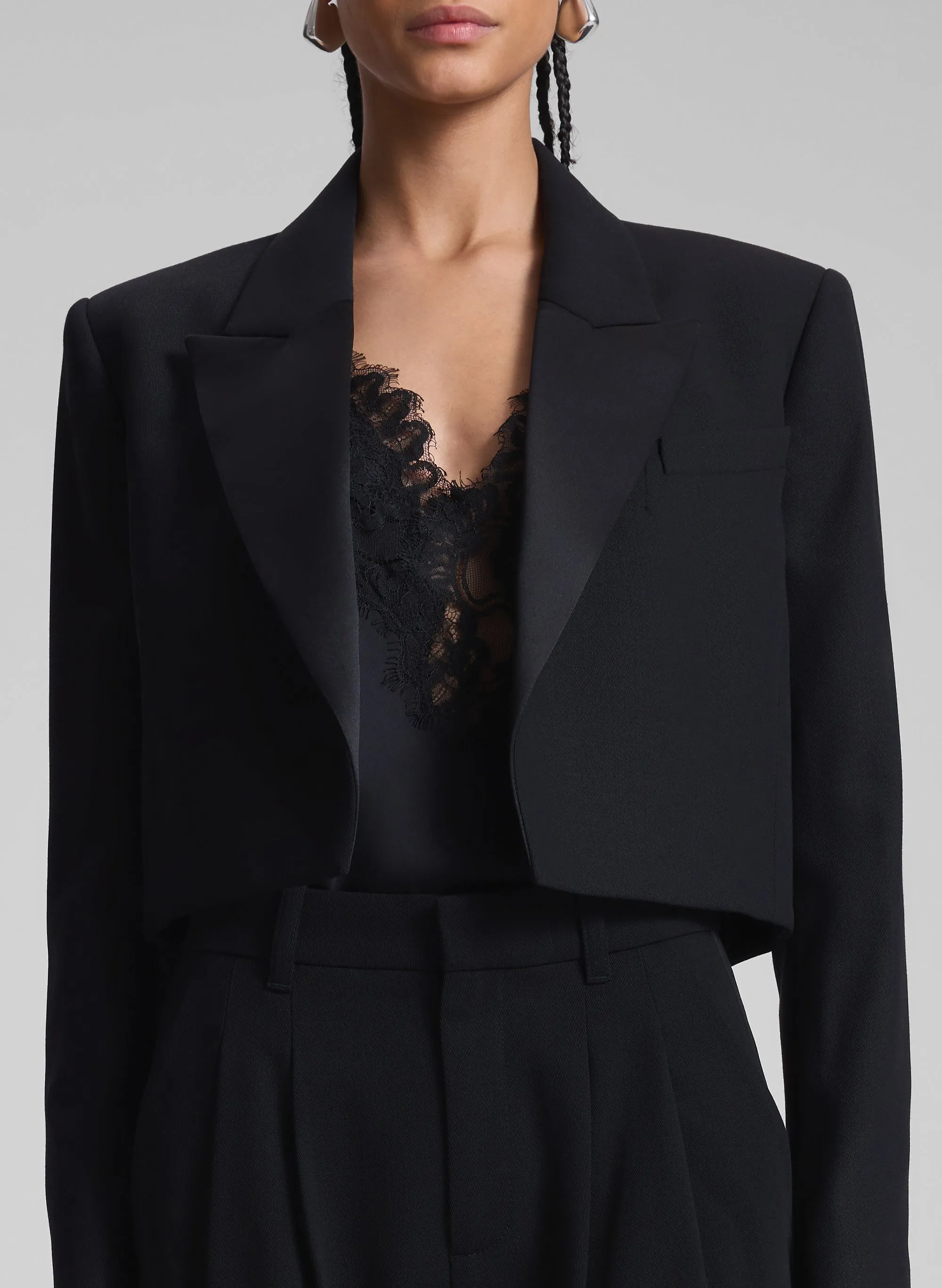 Anderson Cropped Tux Jacket