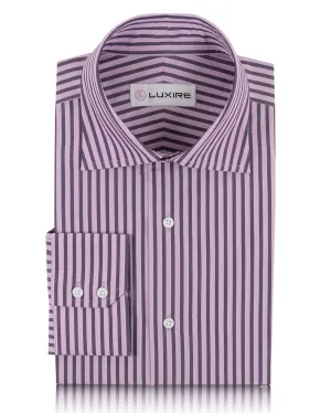 Aubergine Pink Bengal Stripes Shirt