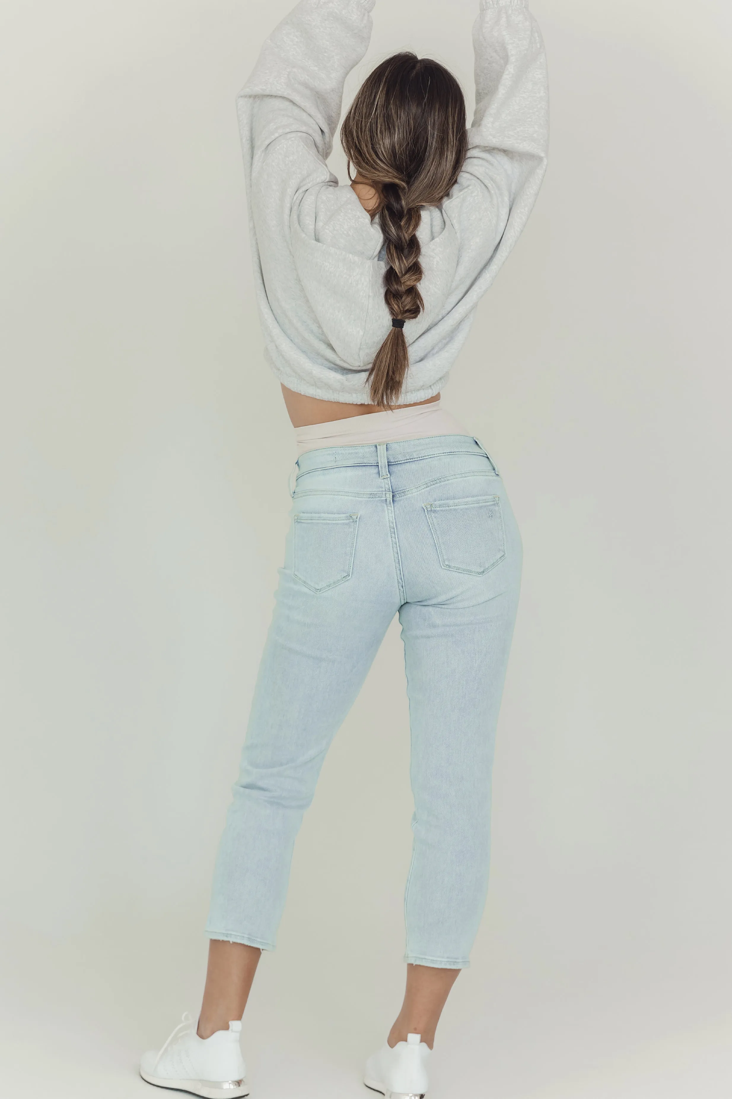 BLANQI® Denim Postpartum Support Straight Crop Jeans