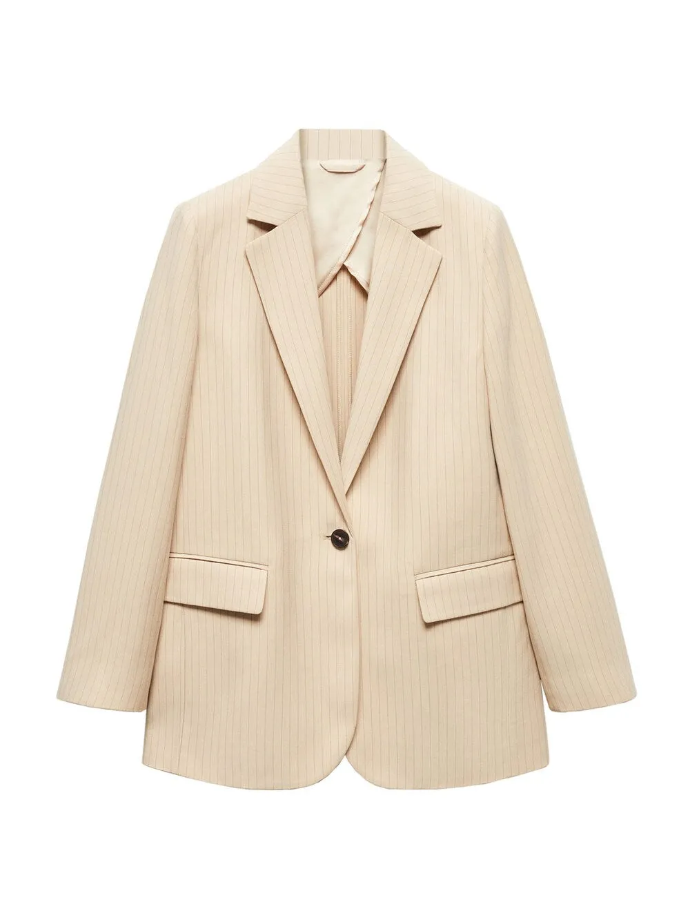 Blazer Mango, light beige