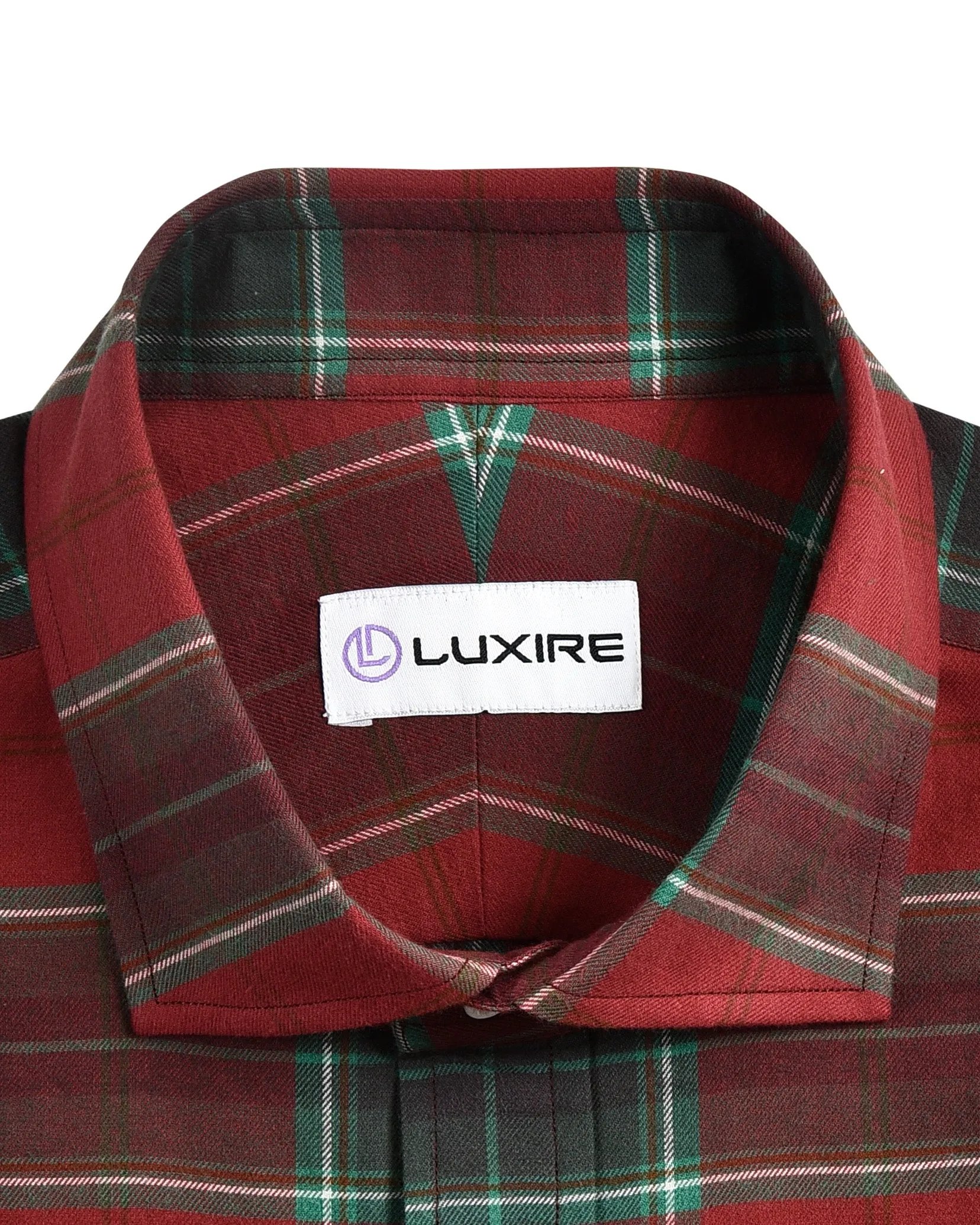 Brushed Twill - Red Green Tartan