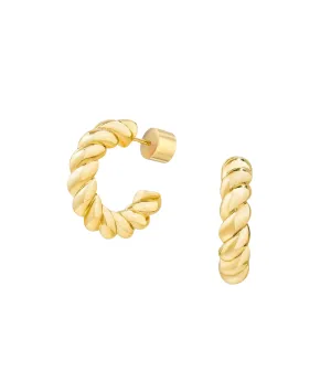 Cenie Rope Hoops- Gold