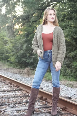 Crochet Kit - Puff Stitch Cardigan