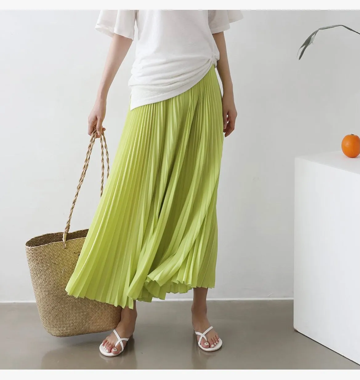 Elyse Pleat Wide Leg Pants_ 10 Colors