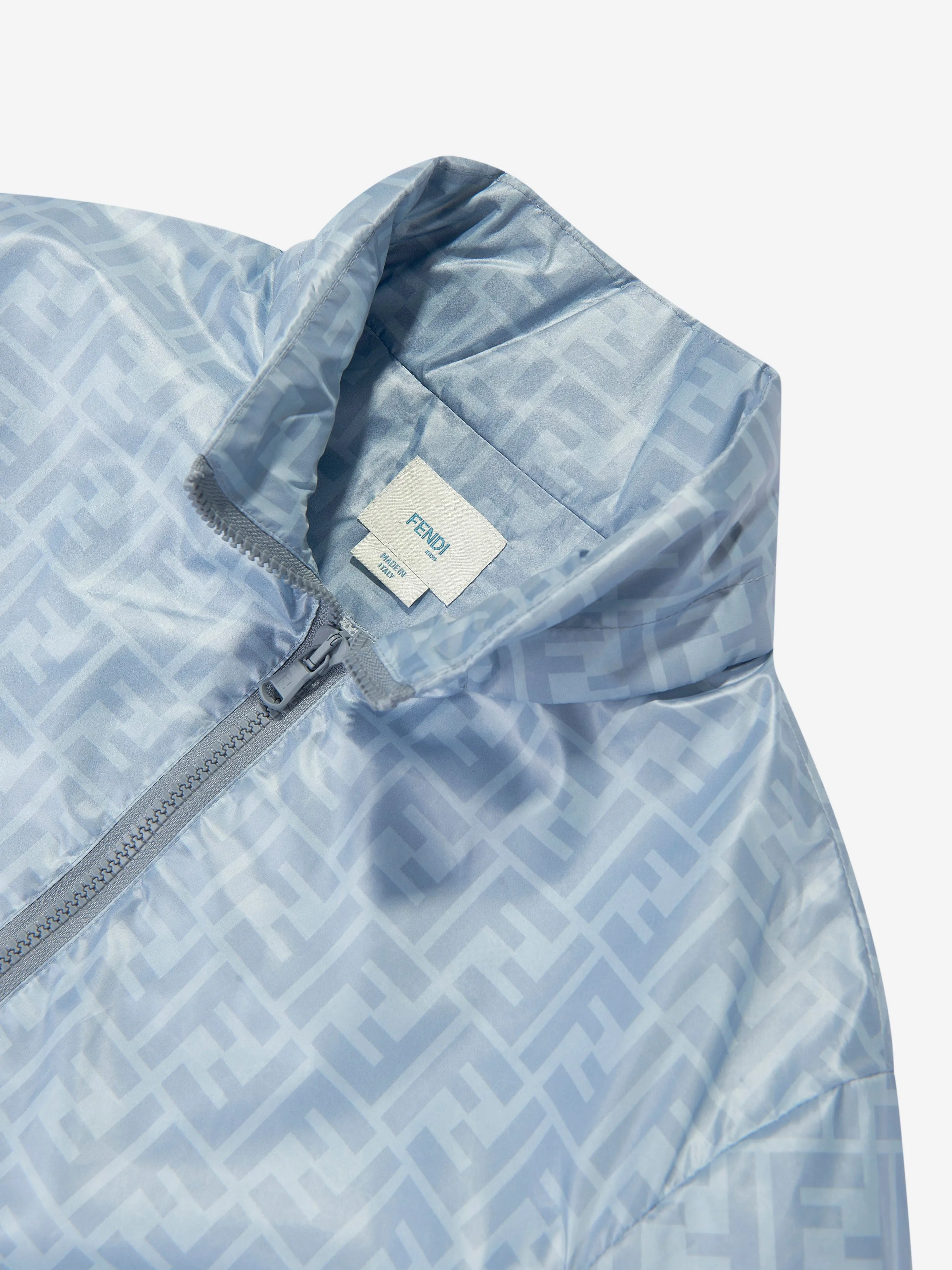 Fendi Kids Ultralight Jacket in Blue