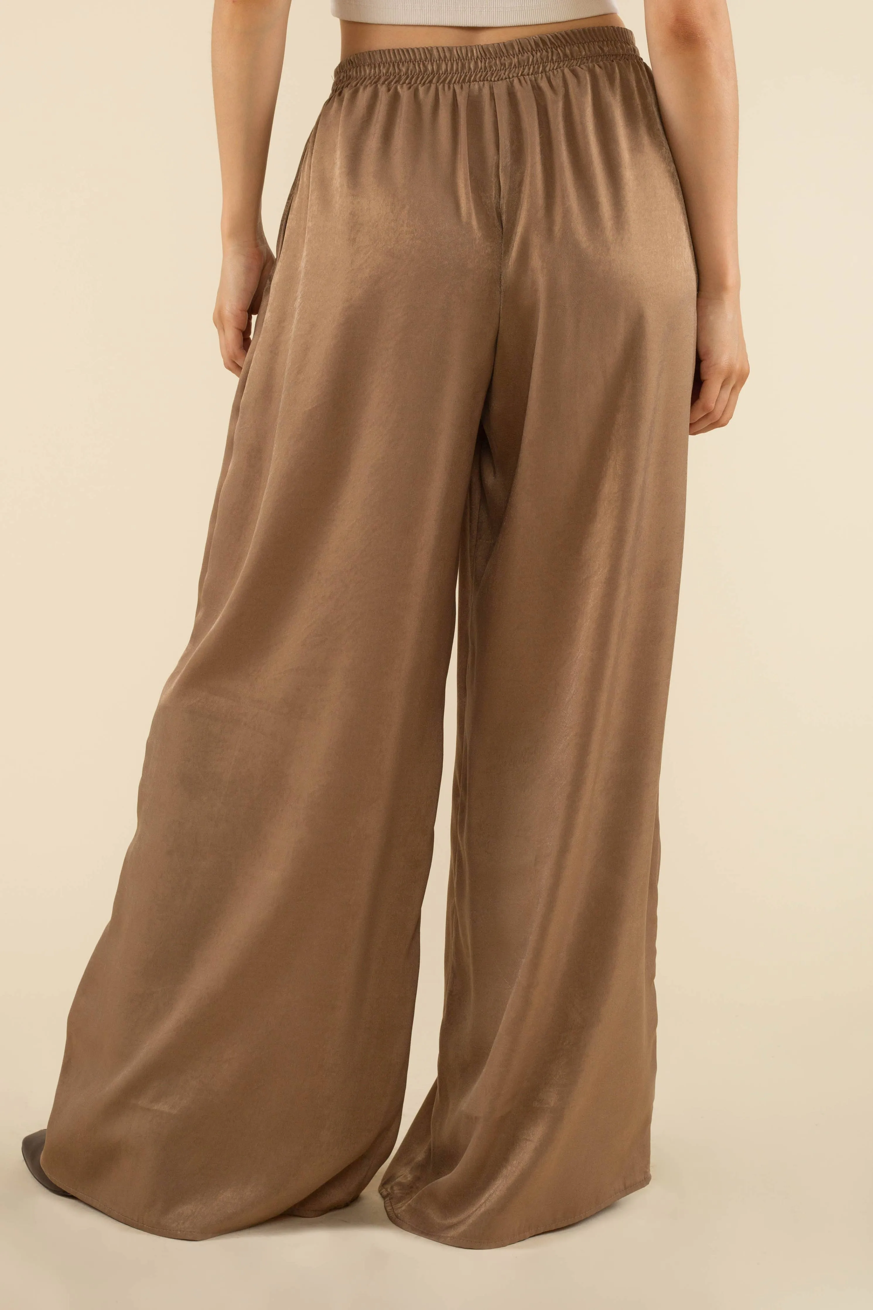 florence flowy satin pants