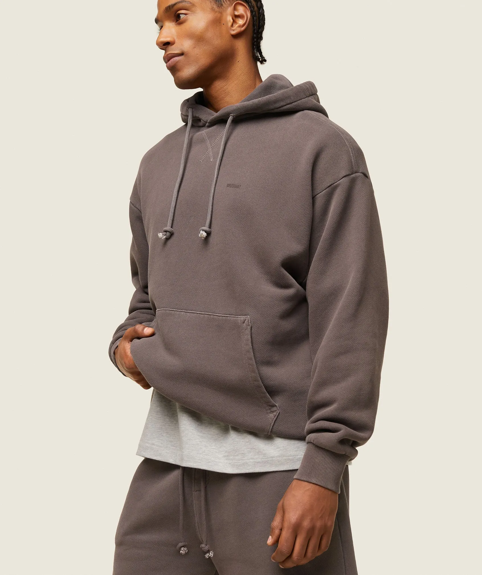 Gymshark everywear Relaxed Hoodie - Archive Brown