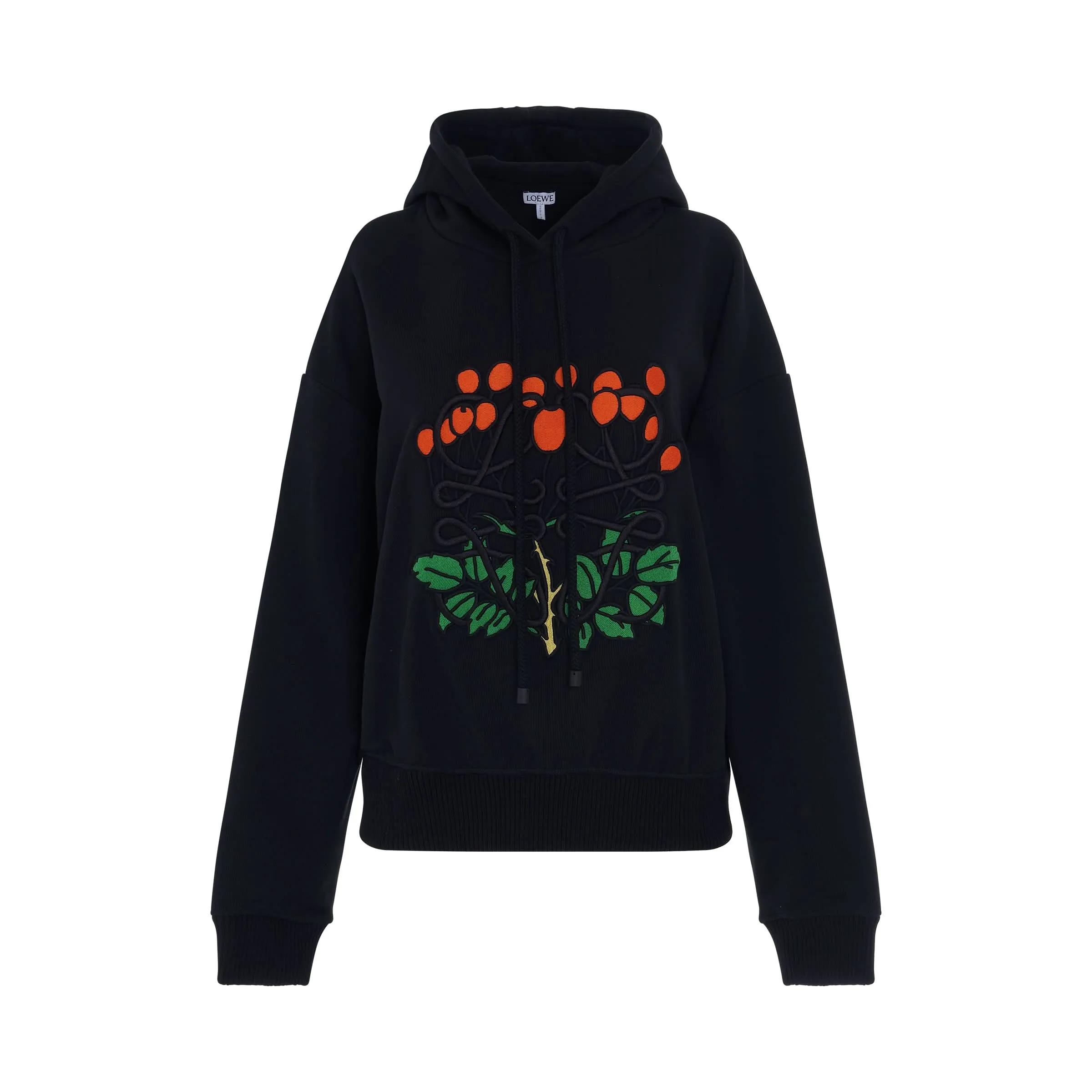 Herbarium Anagram Hoodie in Black