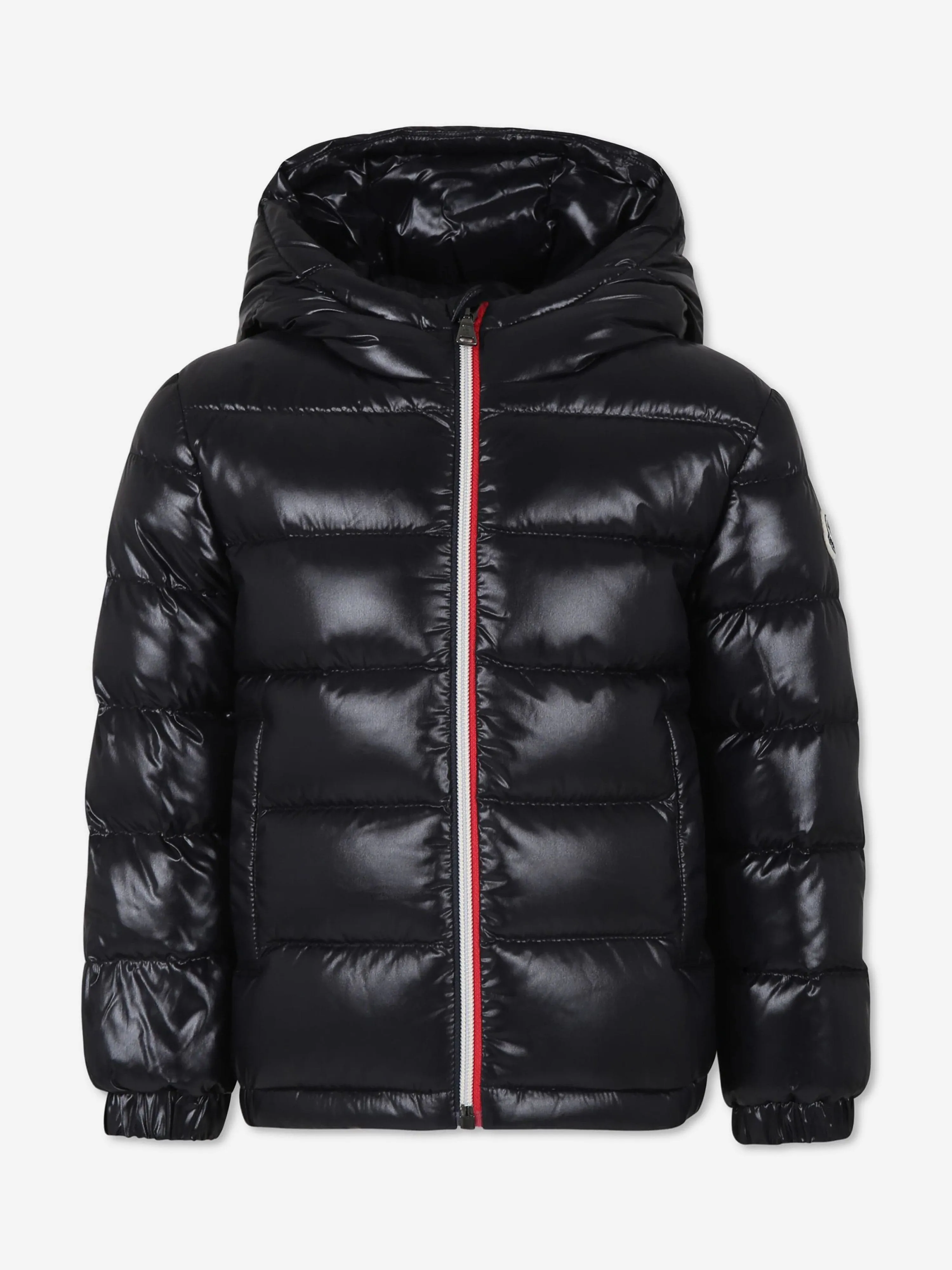 Moncler Enfant Boys Down Padded New Aubert Jacket in Black