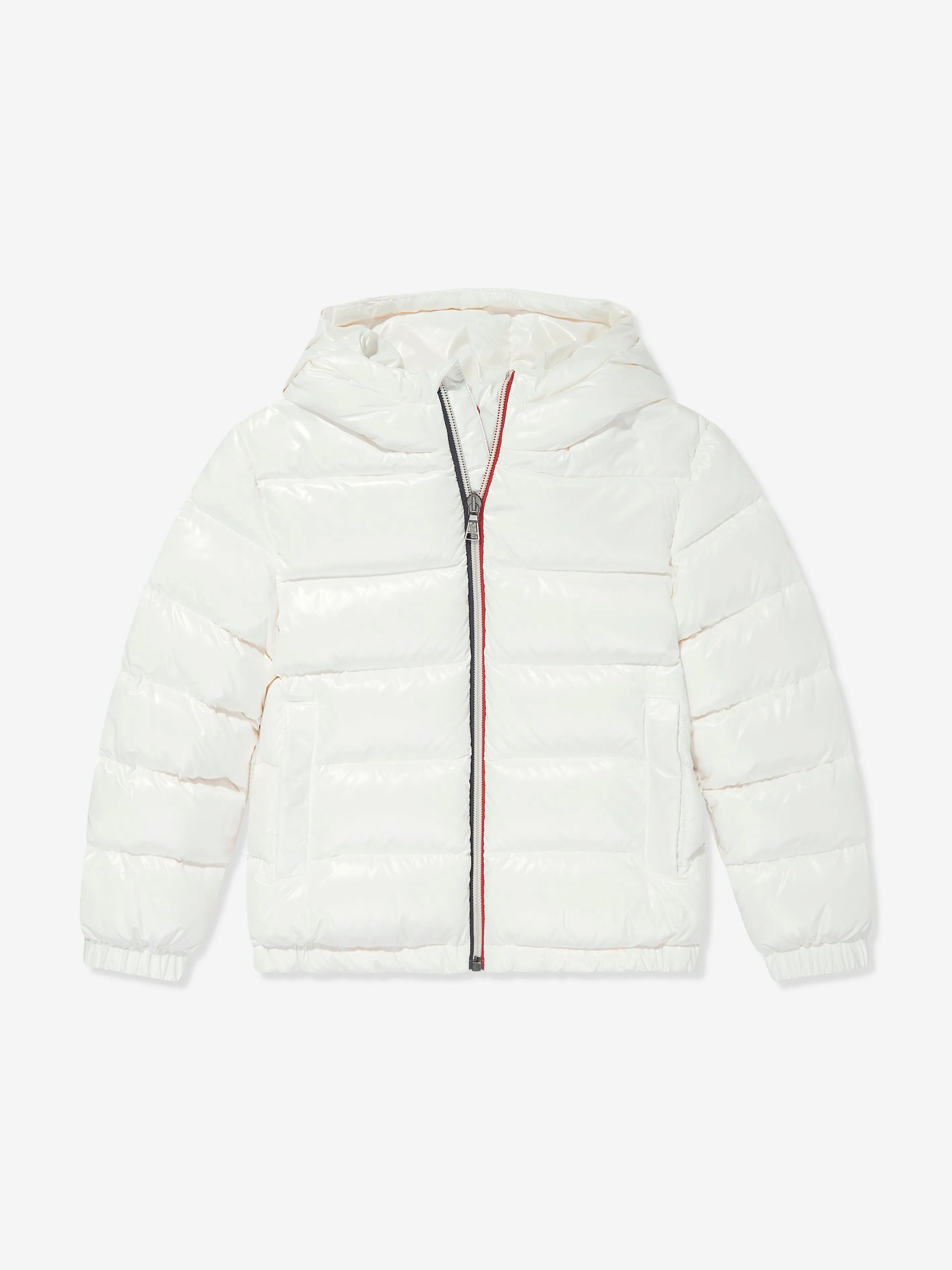 Moncler Enfant Boys Down Padded New Aubert Jacket in White