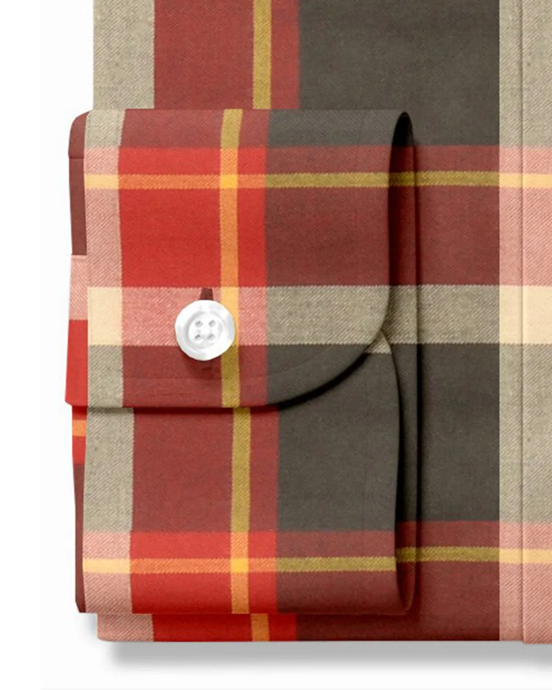 Olive Maroon Tartan