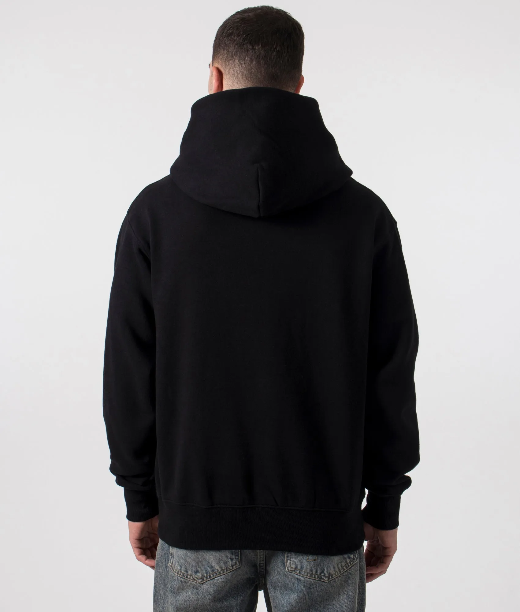 Relaxed Fit Twitch Studded Hoodie