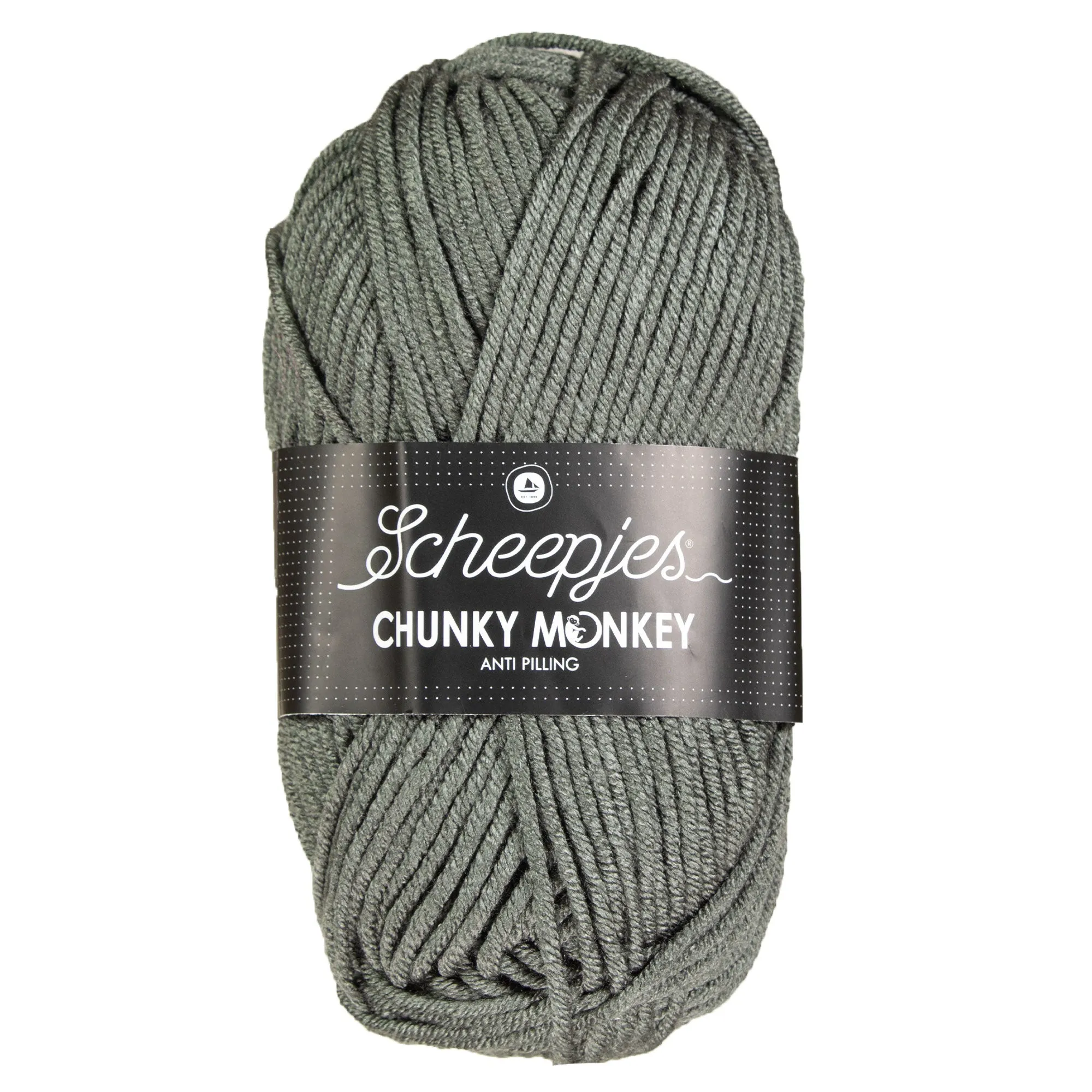 Scheepjes Chunky Monkey Yarn - 1063 Steel