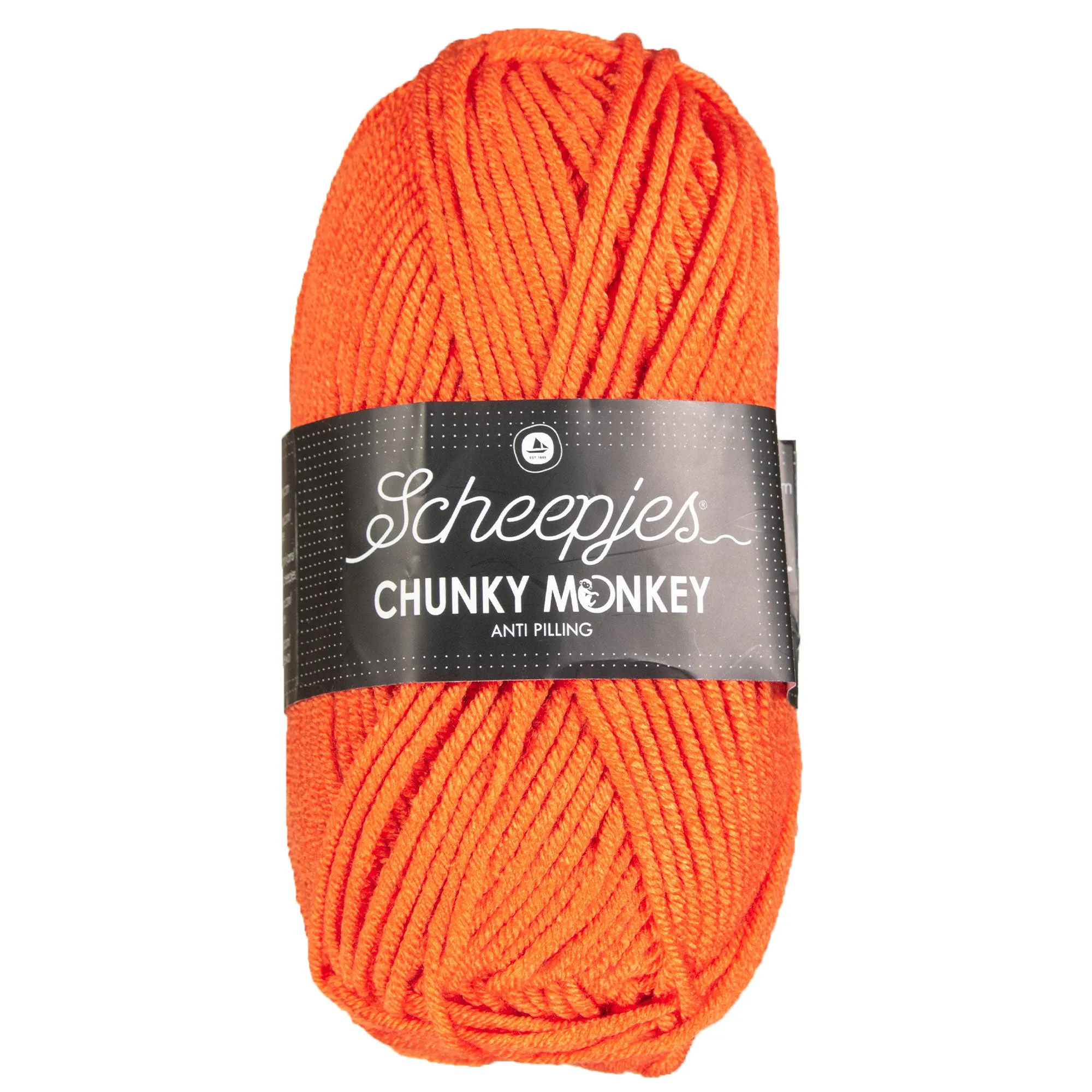 Scheepjes Chunky Monkey Yarn - 1711 Deep Orange