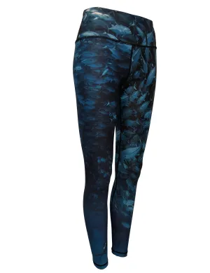 Scuba Jacks Ocean Print Patterned All Sport Leggings