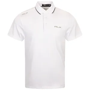 Tailored Fit Performance Polo Shirt Ceramic White/Refined Navy - SS24