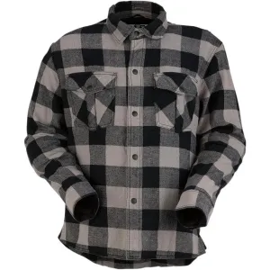 Z1R Duke Flannel Shirt - Gray/Black